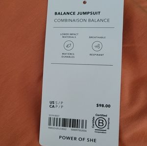 Athleta Balance Jumpsuit Size S